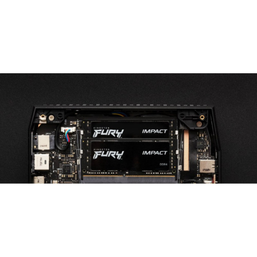 Пам'ять ноутбука Kingston DDR4 16GB KIT (8GBx2) 3200 FURY Impact