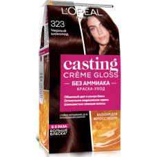 Фарба для волосся L'Oreal Paris Casting Creme Gloss 323 - Чорний шоколад 120 мл (3600521366738) Фарба для волосся L'Oreal Paris Casting Creme Gloss 323 - Чорний шоколад 120 мл (3600521366738)
