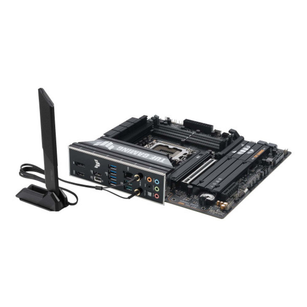 Материнcька плата ASUS TUF GAMING B860M-PLUS WIFI s1851 B860 4xDDR5 M.2 DP HDMI USB Type-C Wi-Fi BT mATX