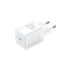 Зарядний пристрій Vention 1xUSB-C PD20W GaN + cable USB-C to USB-C white (TZ-FEPW0-EU-01)