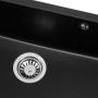 Мийка кухонна GRANADO Under top XL black shine (gr3701)