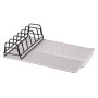 Сушарка для посуду ARDESTO Minimalism 39х25х8см, силікон, метал, сірий (ARHK4102DR)