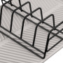 Сушарка для посуду ARDESTO Minimalism 39х25х8см, силікон, метал, сірий (ARHK4102DR)