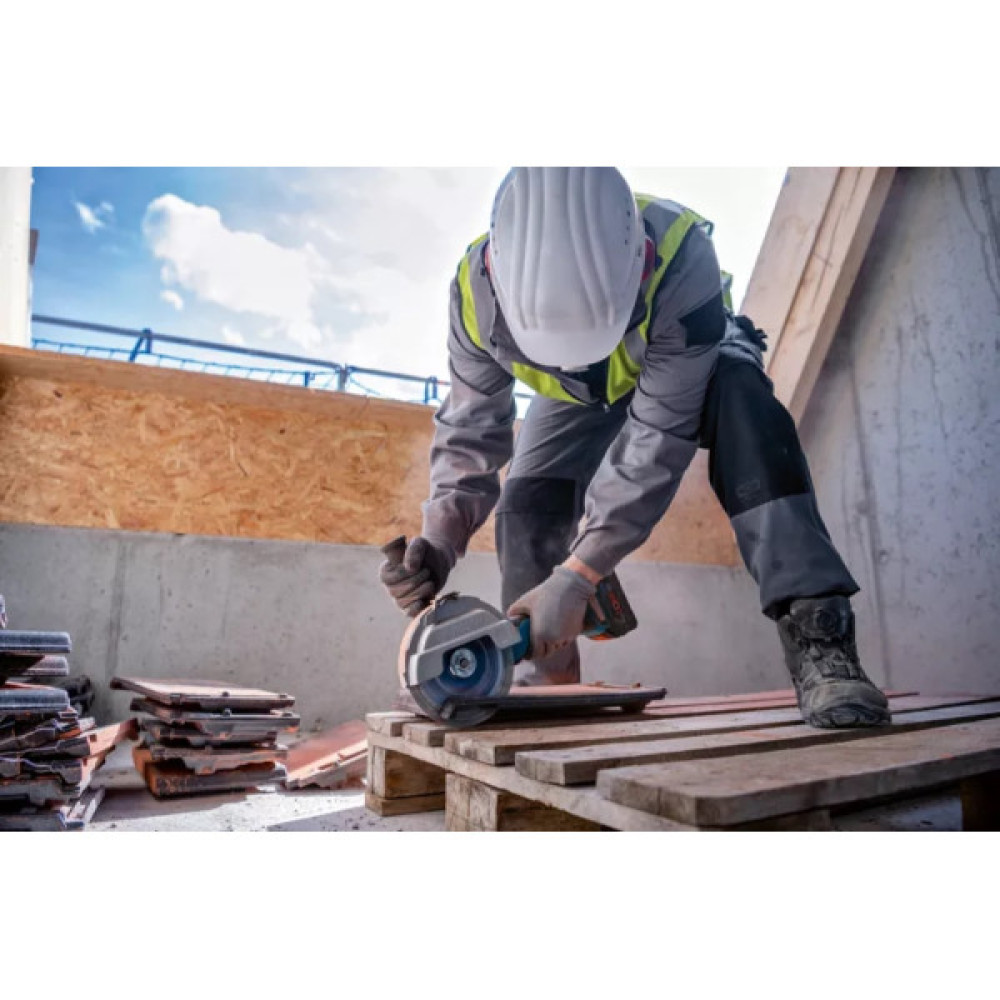 Шліфмашина кутова акумуляторна Bosch Professional GWS 182P 125мм 18В 2800-9000об/хв 1.7кг без АКБ та ЗП