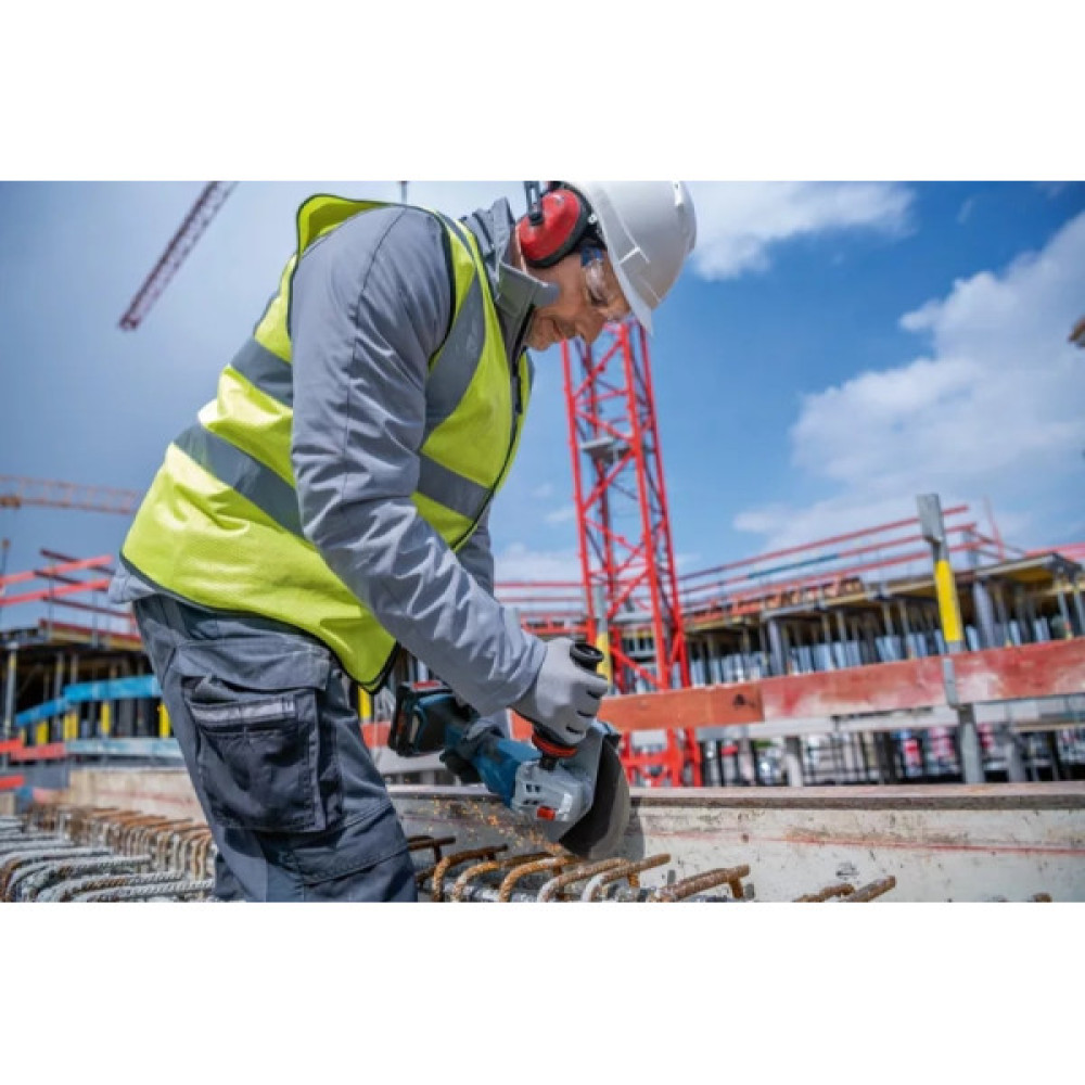 Шліфмашина кутова акумуляторна Bosch Professional GWS 182P 125мм 18В 2800-9000об/хв 1.7кг без АКБ та ЗП