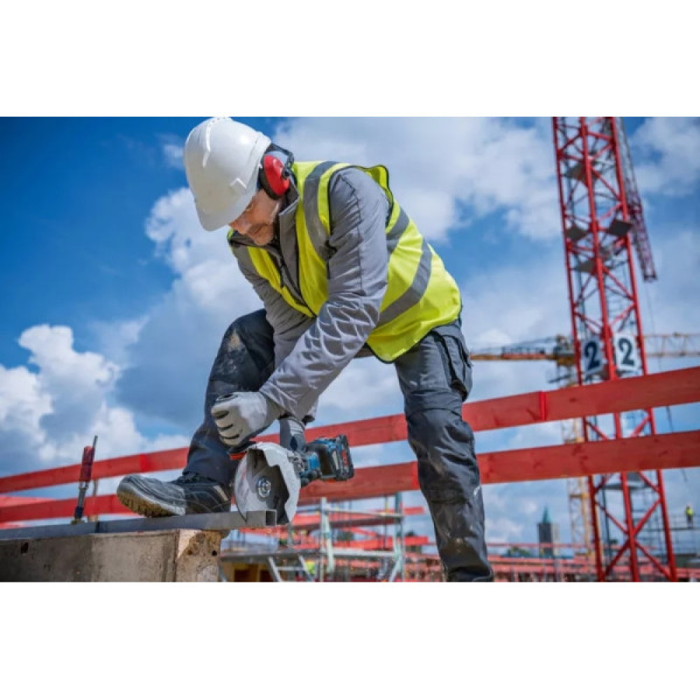 Шліфмашина кутова акумуляторна Bosch Professional GWS 182P 125мм 18В 2800-9000об/хв 1.7кг без АКБ та ЗП