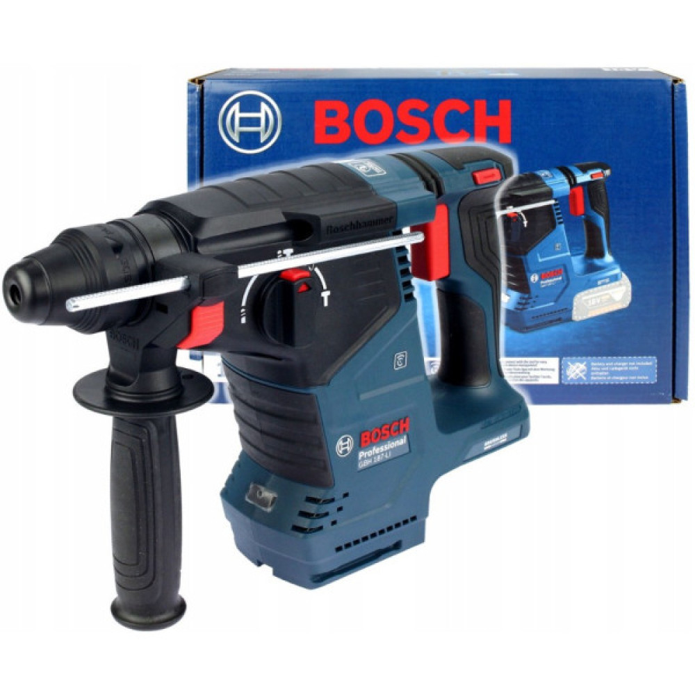 Перфоратор акумуляторний Bosch Professional GBH 187-LI SDS-plus 18В 1х5А·год 2.4Дж 3кг