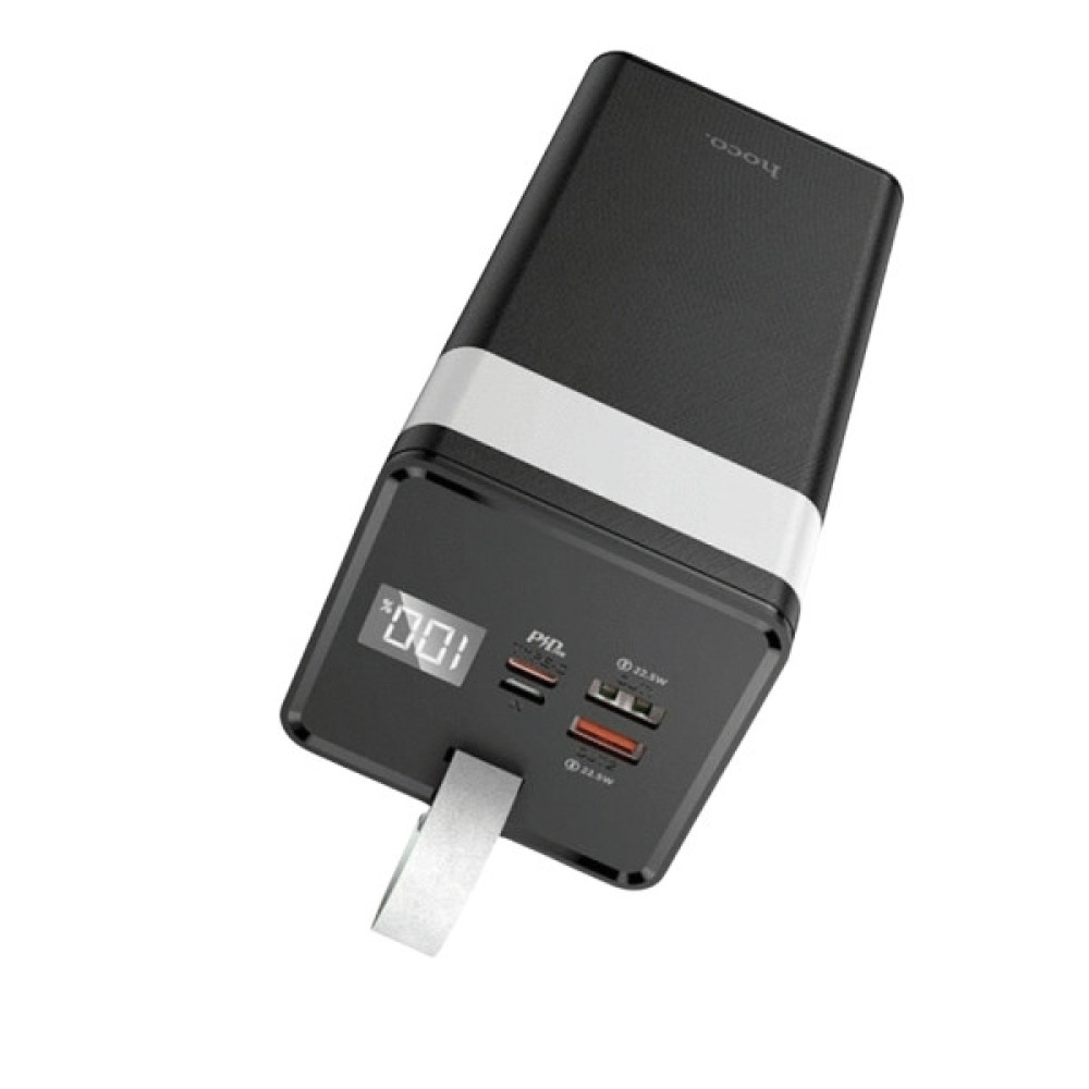 Батарея універсальна HOCO 50000mAh Powermaster PD/20W, QC/22.5W, Lamp, Black (J86A / 714738)