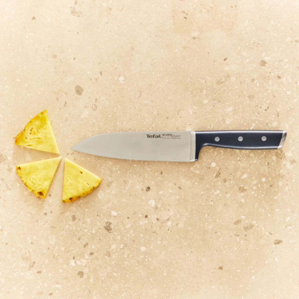 Кухонний ніж Tefal EverSharp, 2 предмети, 16.5 см, чорний (K297S244)