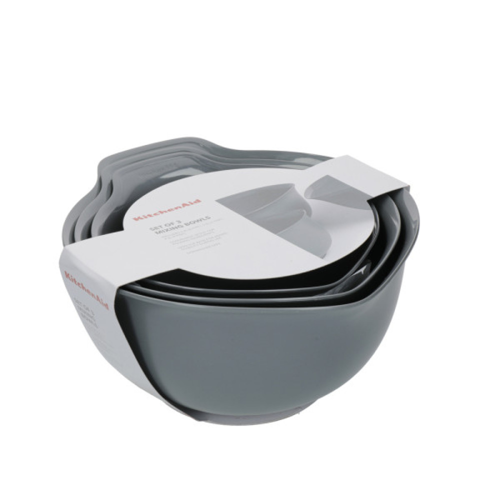 Миска KitchenAid Coreline, набір 3 шт, сірий (KQG175OSCGG)
