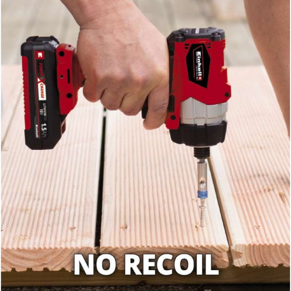 Шурупокрут ударний Einhell TE-CI 18·1 Li Solo 18В 140Нм 0-2300 об·хв 1.8кг