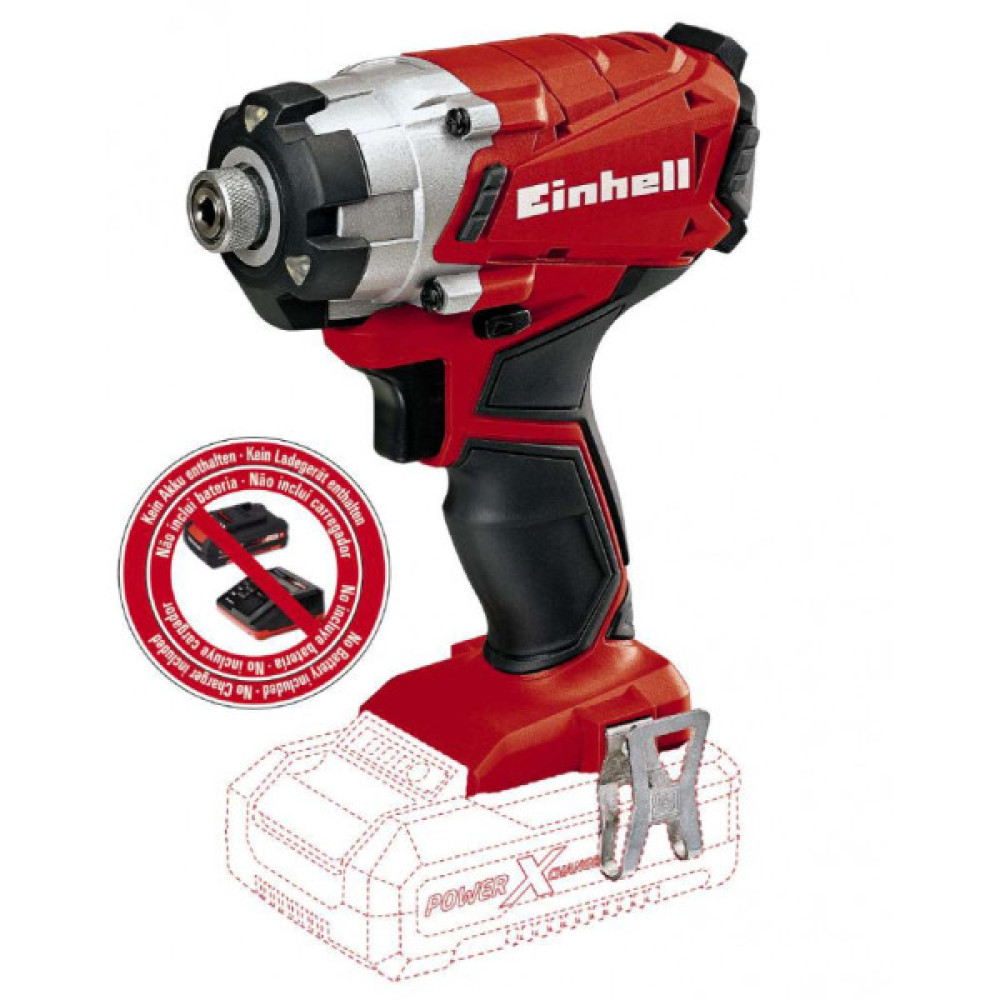 Шурупокрут ударний Einhell TE-CI 18·1 Li Solo 18В 140Нм 0-2300 об·хв 1.8кг
