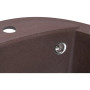 Мийка кухонна GRANADO RONDA marron з сифоном (470*490mm.) (gr2206) Мийка кухонна GRANADO RONDA marron з сифоном (470*490mm.) (gr2206)