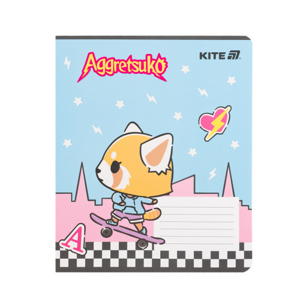 Зошит Kite Aggretsuko, 18 аркушів, клітинка (AR25-236)