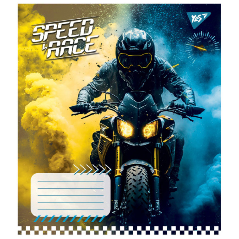 Зошит Yes Speed race А5 36 аркушів лінія (767354)