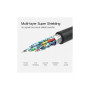 Кабель мультимедійний HDMI to HDMI 3.0m HD101 Round (Yellow/Black) Ugreen (10130) Кабель мультимедійний HDMI to HDMI 3.0m HD101 Round (Yellow/Black) Ugreen (10130)