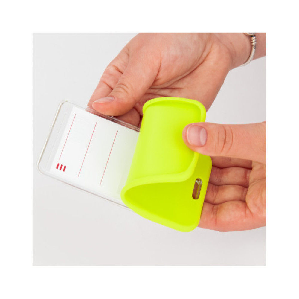 Бейдж Axent чохол SoftTouch матовий, 54х85мм ,салатовий (4550V-09-A)