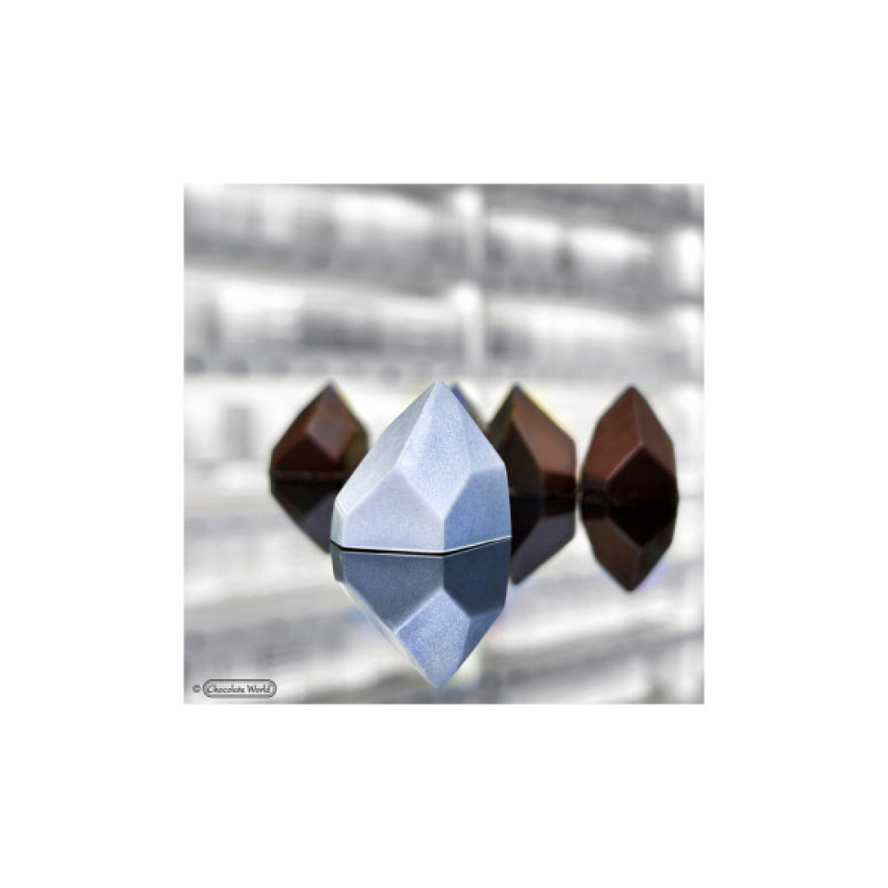 Форма для шоколаду Chocolate World серія "World chocolate masters" Кристал від Dutch Pastry team 9,5 г (12100 CW)