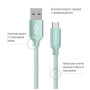 Дата кабель USB 2.0 AM to USB-C 2.0m mint ColorWay (CW-CBUC008-MT)