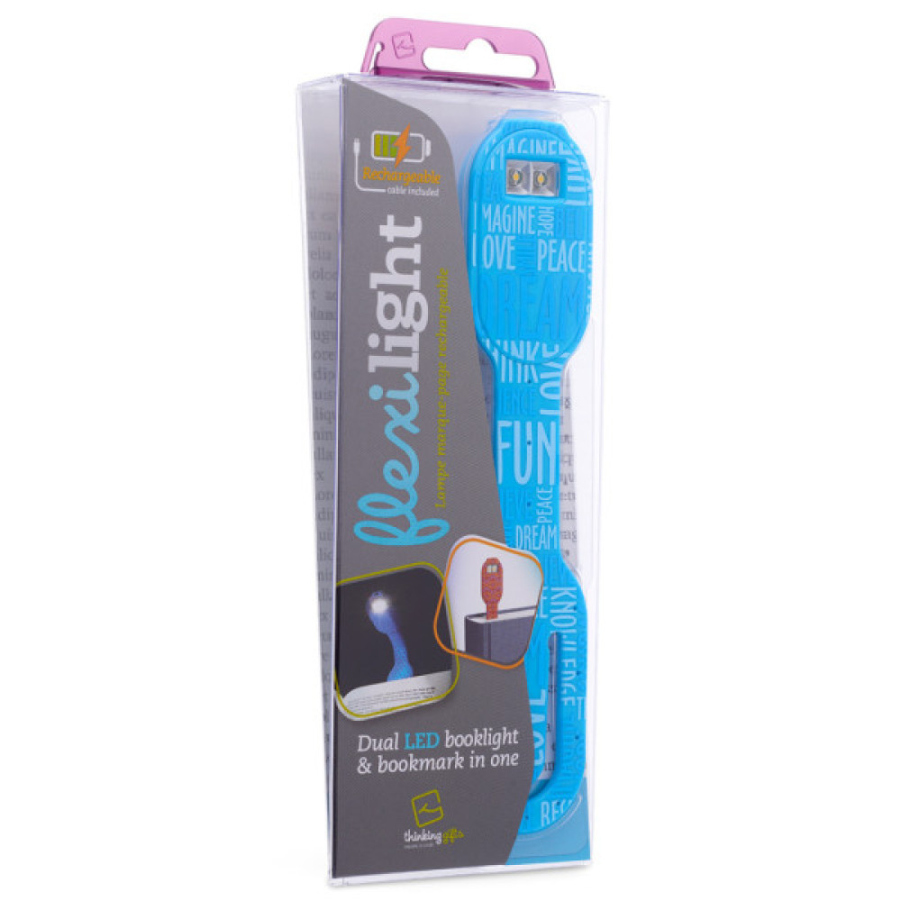 Закладки для книг Flexilight ліхтарик Rechargeable - Синій стиль (FLRBW)
