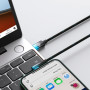 Дата кабель USB-C to Lightning 1.0m 20W 90° corner black/blue Baseus (CAVP000221) Дата кабель USB-C to Lightning 1.0m 20W 90° corner black/blue Baseus (CAVP000221)