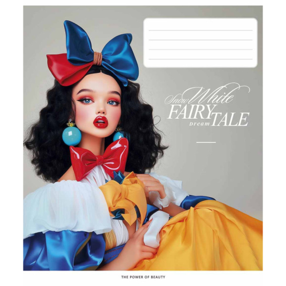 Зошит Школярик Fairytale 36 аркушів клітинка (036-3542K)