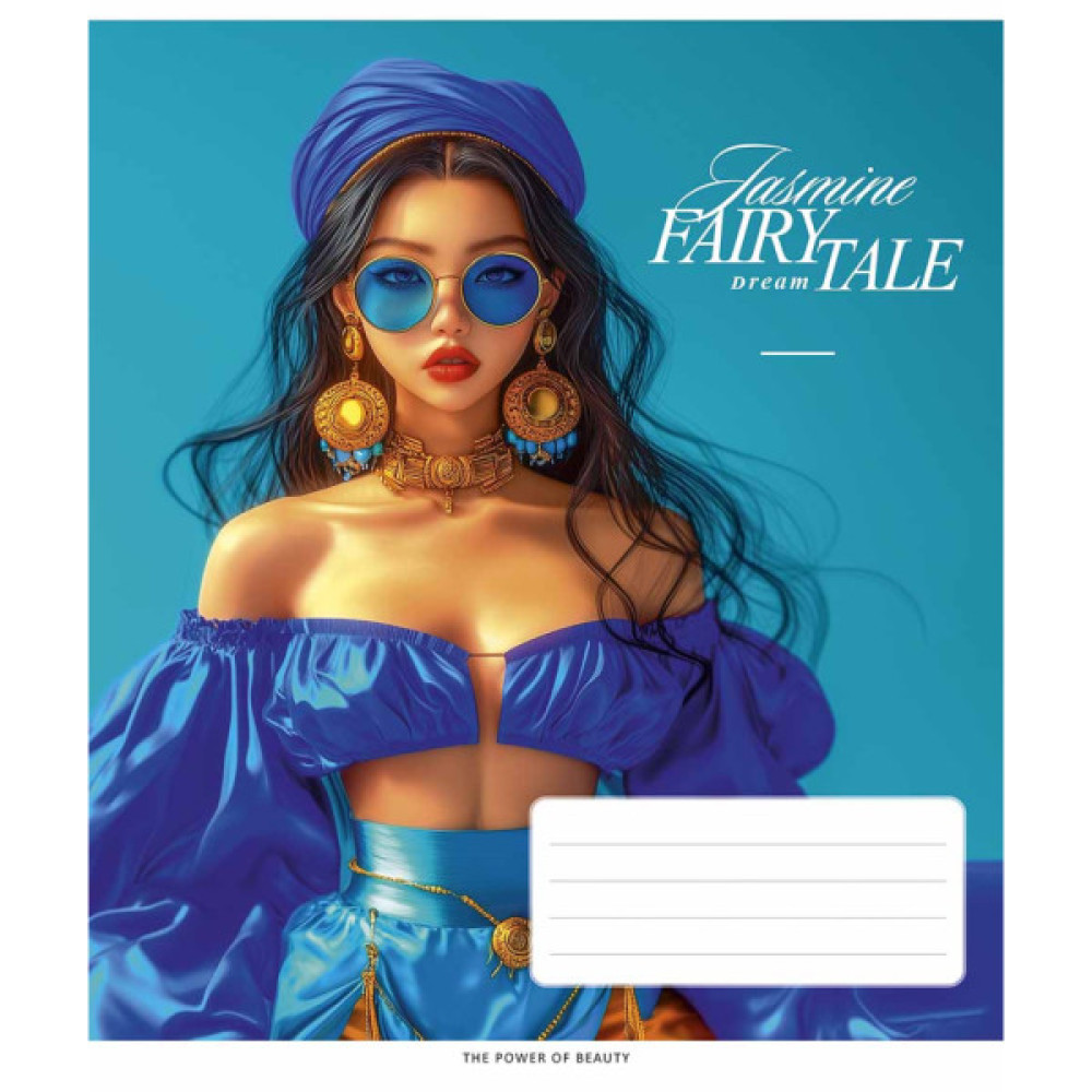 Зошит Школярик Fairytale 36 аркушів клітинка (036-3542K)