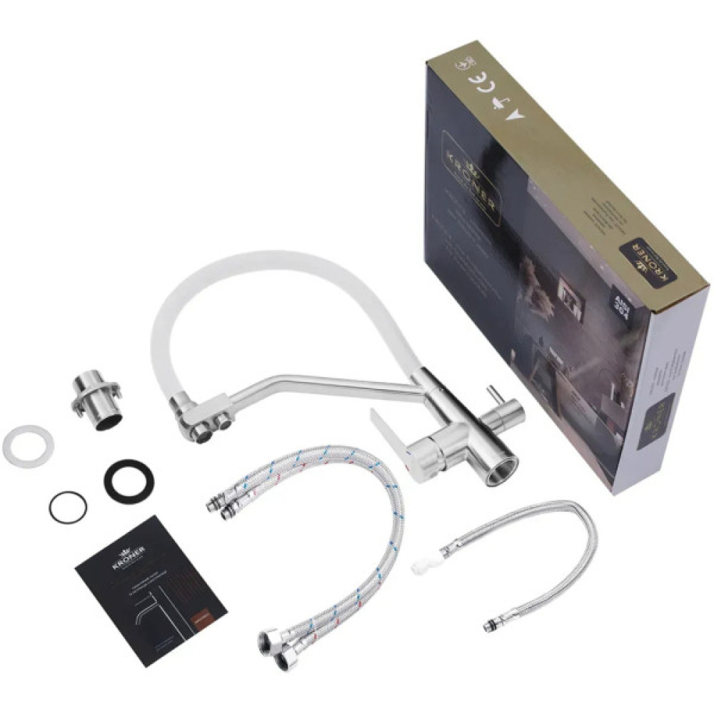 Змішувач Kroner Klassisch-ESG03817WHI (CV027938)