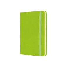 Книга записна Optima А6 SQUARE, тверда обкладинка, гумка, кремовий блок лінія, фісташковий (O20386-67)