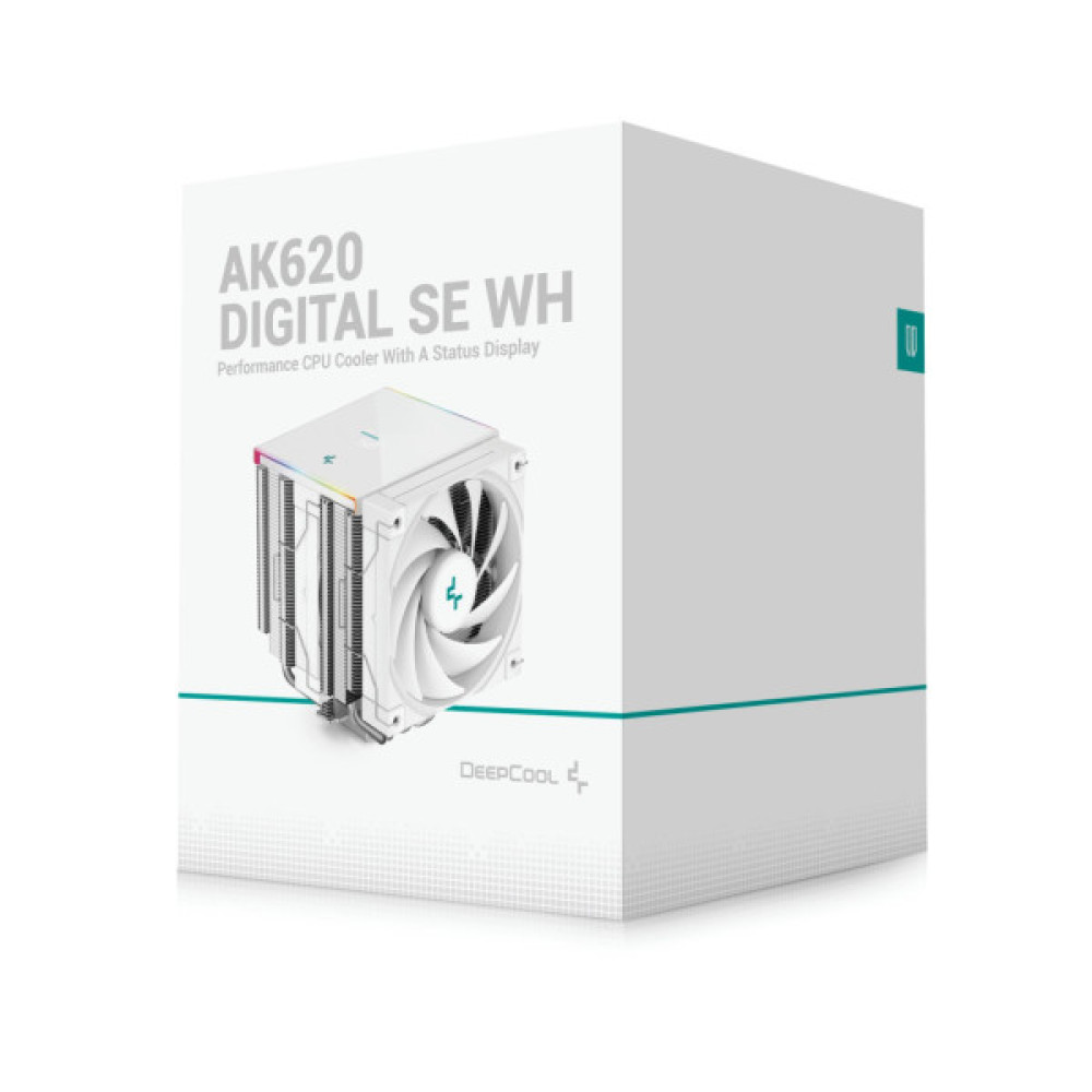 Кулер до процесора Deepcool AK620 Digital SE WH (R-AK620-WHADMN-GJD)