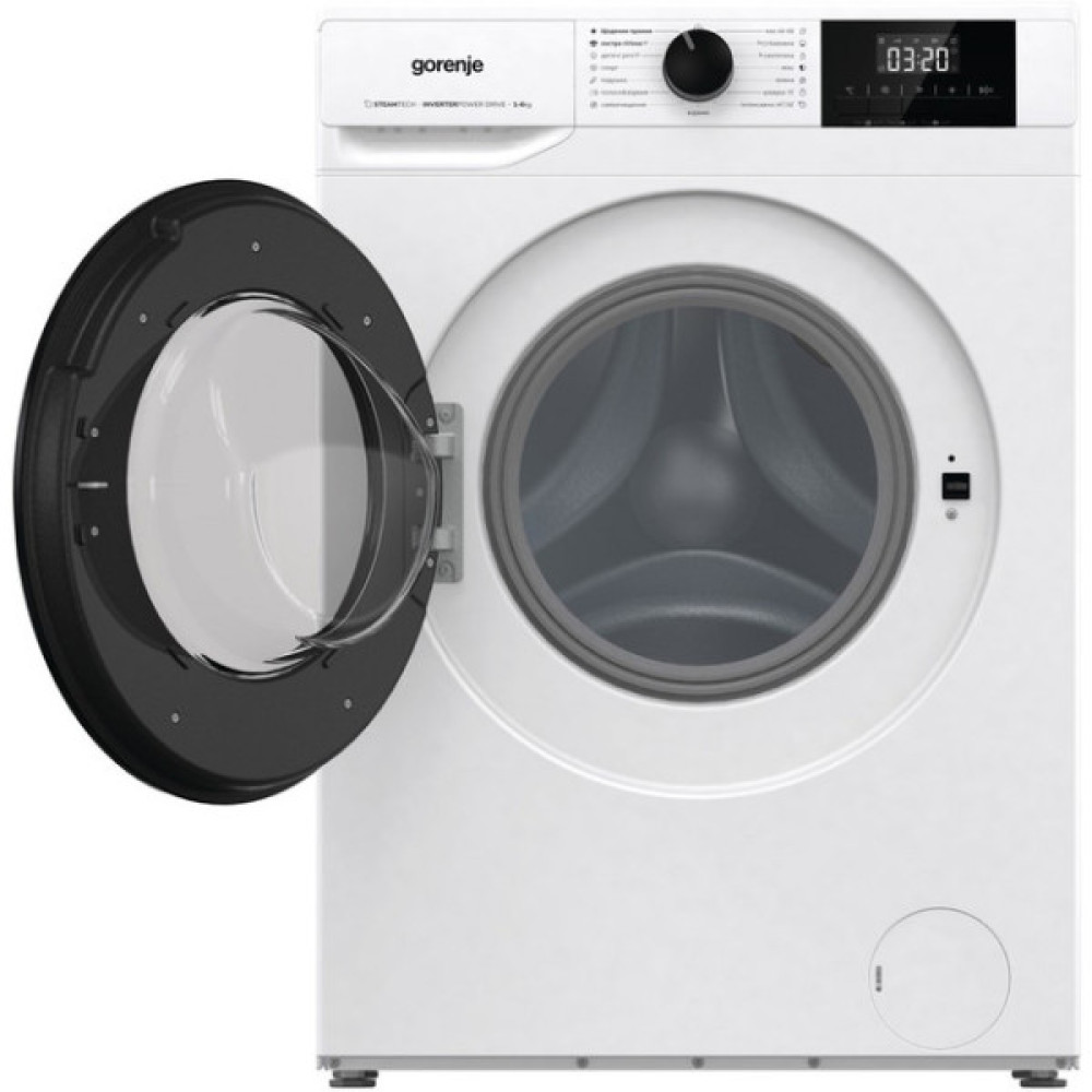 Пральна машина Gorenje фронтальна, 6кг, 1000, A+++, 43.5см, дисплей, пар, інвертор, білий