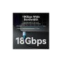 Кабель мультимедійний HDMI M to HDMI M 1.5m V2.0 4K60Hz aluminum alloy blue Vention (ALHSG)