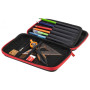 Пенал Cool For School 1 відділення з органайзером чорний (QT-5667-Black)