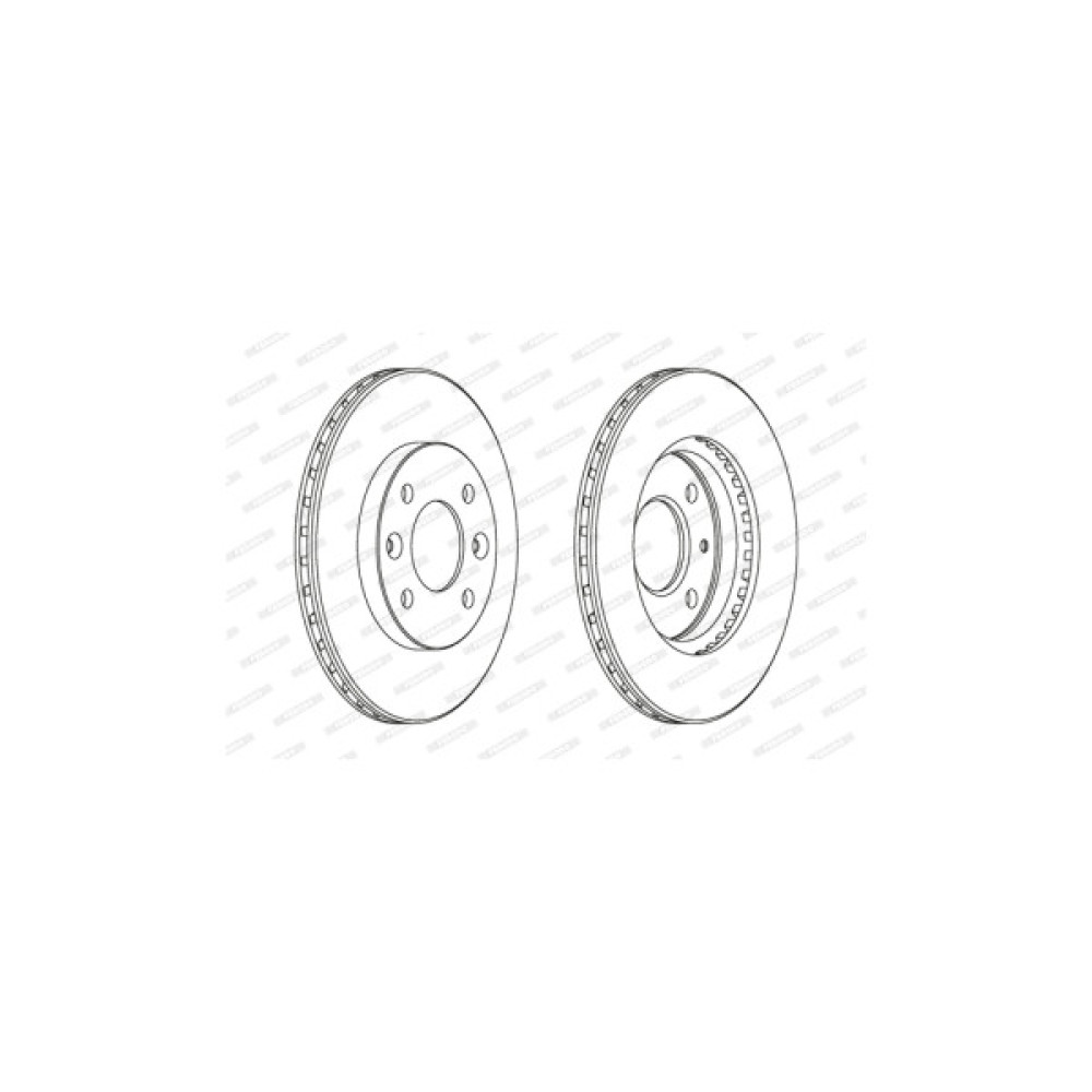 Гальмівний диск FERODO DDF158