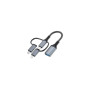 Дата кабель OTG USB 3.0 AF to USB-C + Micro 5P + Lightning 0.11m 60W XoKo (XK-AC-155) Дата кабель OTG USB 3.0 AF to USB-C + Micro 5P + Lightning 0.11m 60W XoKo (XK-AC-155)