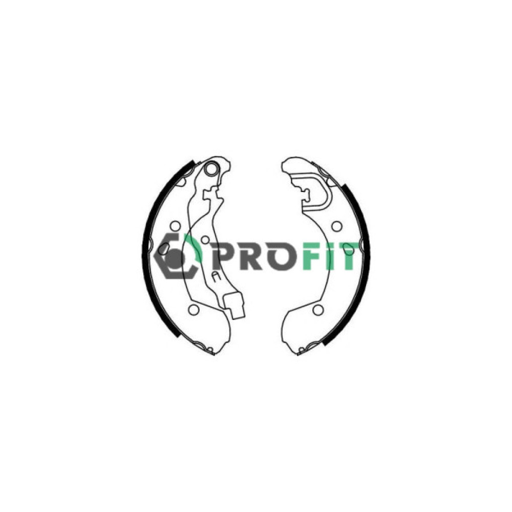 Гальмівні колодки Profit 5001-0649 Гальмівні колодки Profit 5001-0649