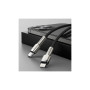 Дата кабель USB-C to Lightning 0.25m 20W Cafule Series Meta black Baseus (CATLJK-01)