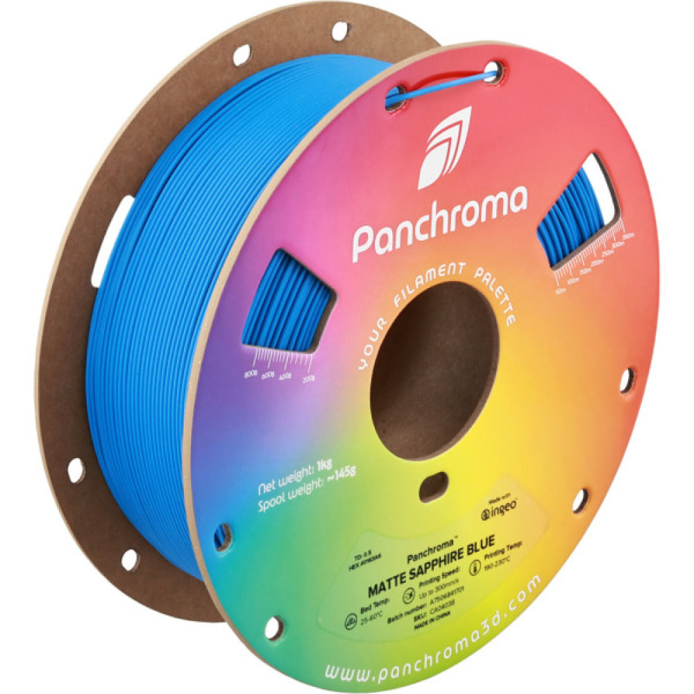 Пластик для 3D-принтера Polymaker PLA PANCHROMA MATTE 1,75mm 1kg SAPPHIRE BLUE (CA04038)