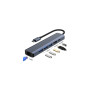 Концентратор Dynamode 7-in-1 USB-C to HDTV 4K/30Hz, 2хUSB3.0, RJ45, USB-C PD 100W, SD/MicroSD (BYL-2303) Концентратор Dynamode 7-in-1 USB-C to HDTV 4K/30Hz, 2хUSB3.0, RJ45, USB-C PD 100W, SD/MicroSD (BYL-2303)