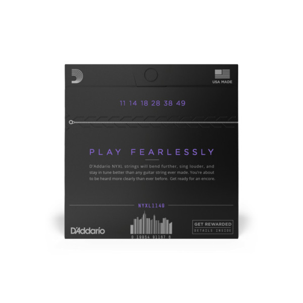 Струни для гітари D'Addario NYXL Electric Medium (11-49) (NYXL1149)