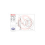 Гальмівний диск Brembo 09.B591.10 Гальмівний диск Brembo 09.B591.10