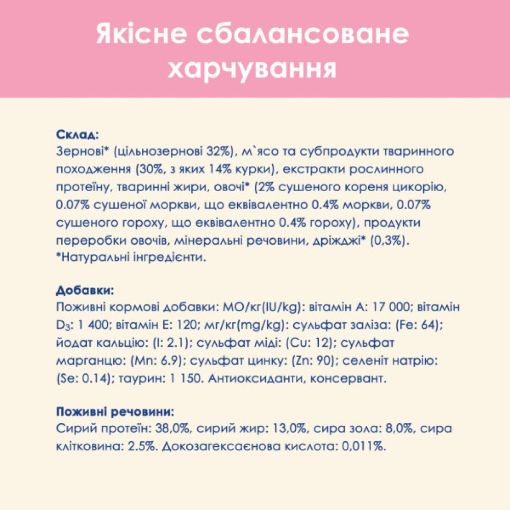 Сухий корм для кішок Purina Cat Chow Kitten з куркою 15 кг (5997204514028)