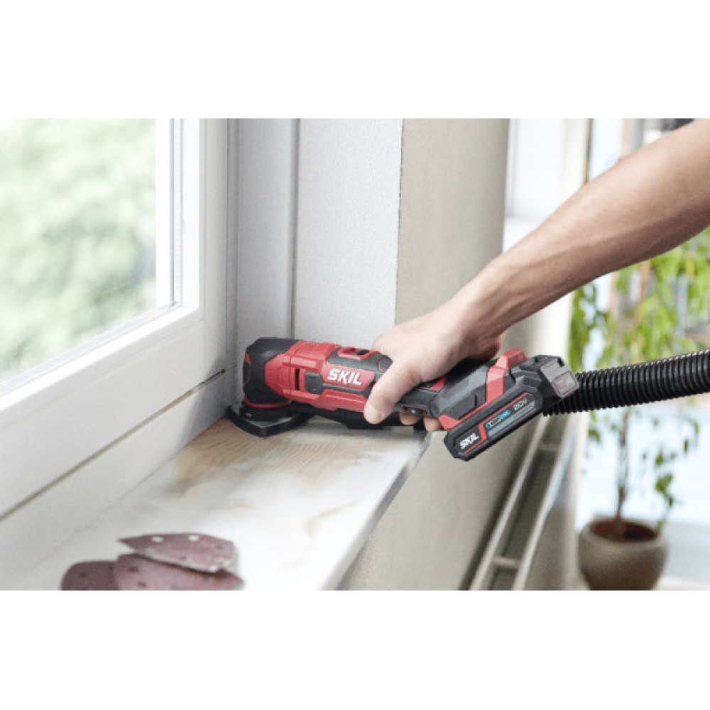 Багатофункціональний інструмент акумуляторний реноватор SKIL 3620 CA 20В 11000-16000об/хв кут коливань 1.8° 1кг без АКБ та ЗП