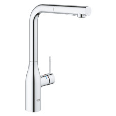 Змішувач для кухні Grohe Accent, довж.виливу - 204мм, поворотний/витяжний, 1важіль, хром