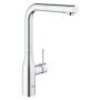 Змішувач для кухні Grohe Accent, довж.виливу - 204мм, поворотний/витяжний, 1важіль, хром