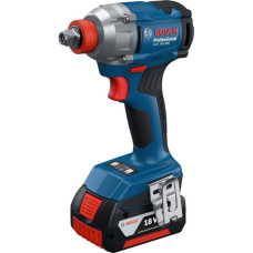 Гайковерт ударний акумуляторний Bosch Professional GDX 18V-285 18В 2x4А·год до 285Нм 3600об/хв квадрат 1/2" ЗП кейс 1.1кг