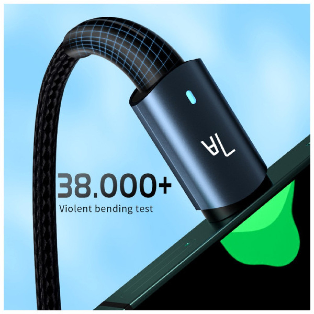 Дата кабель USB 2.0 AM to USB-C 1.0m 7A 100W blue Essager (EXC7A-CG03-P)