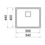 Мийка кухонна Elleci W-SQUARE 500