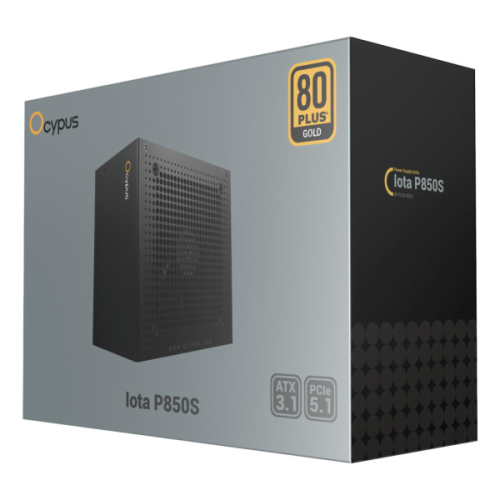 Блок живлення OCYPUS 850W IOTA P850S (IOTA-P850S-GFFBK025X-EU)