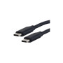 Дата кабель USB-C to USB-C 1.8m 60W black Kingda (KD-UCUC3002-1.8m)